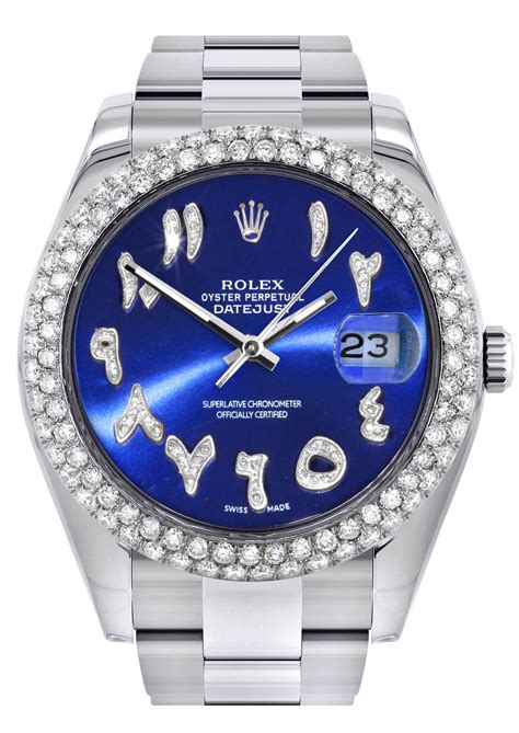 rolex datejust arabic dial price